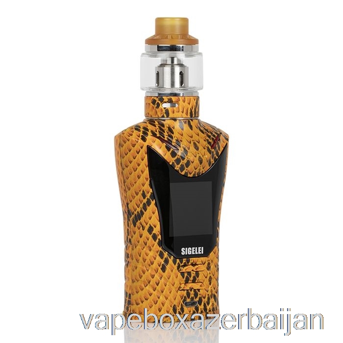 Vape Box Azerbaijan Sigelei Sobra 198W TC Starter Kit Serpentine Yellow